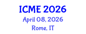 International Conference on Molecular Ecology (ICME) April 08, 2026 - Rome, Italy