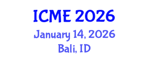 International Conference on Molecular Ecology (ICME) January 14, 2026 - Bali, Indonesia