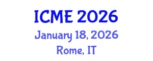 International Conference on Molecular Ecology (ICME) January 18, 2026 - Rome, Italy