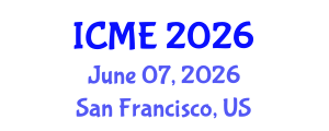 International Conference on Molecular Ecology (ICME) June 07, 2026 - San Francisco, United States