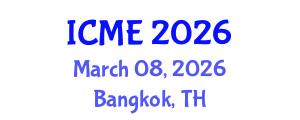International Conference on Molecular Ecology (ICME) March 08, 2026 - Bangkok, Thailand