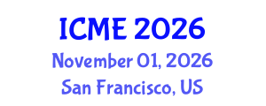 International Conference on Molecular Ecology (ICME) November 01, 2026 - San Francisco, United States