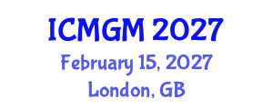 International Conference on Molecular Genetics and Microbiology (ICMGM) February 15, 2027 - London, United Kingdom