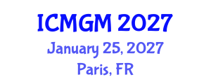 International Conference on Molecular Genetics and Microbiology (ICMGM) January 25, 2027 - Paris, France International Conference on Molecular Genetics and Microbiology (ICMGM) January 25, 2027 - Paris, France