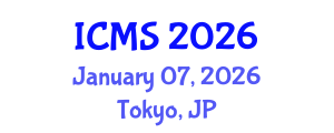 International Conference on Molecular Spectroscopy (ICMS) January 07, 2026 - Tokyo, Japan