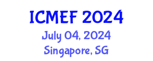 International Conference on Monetary Economics and Finance (ICMEF) July 04, 2024 - Singapore, Singapore