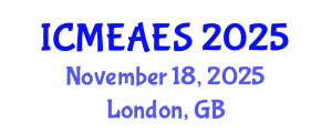 International Conference on Moral Education and Advanced Education Systems (ICMEAES) November 18, 2025 - London, United Kingdom