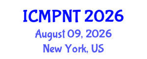 International Conference on Multifunctional Polymer Nanocomposites and Technologies (ICMPNT) August 09, 2026 - New York, United States