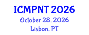 International Conference on Multifunctional Polymer Nanocomposites and Technologies (ICMPNT) October 28, 2026 - Lisbon, Portugal