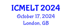 International Conference on Multilingual Education, Learning and Teaching (ICMELT) October 17, 2024 - London, United Kingdom