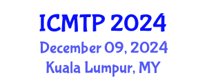 International Conference on Multimodal Transportation and Planning (ICMTP) December 09, 2024 - Kuala Lumpur, Malaysia