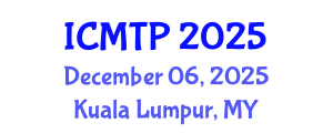 International Conference on Multimodal Transportation and Planning (ICMTP) December 06, 2025 - Kuala Lumpur, Malaysia