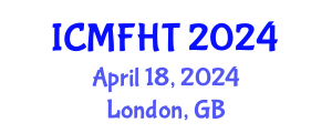 International Conference on Multiphase Flow and Heat Transfer (ICMFHT) April 18, 2024 - London, United Kingdom