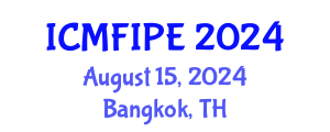 International Conference on Multiphase Flow in Industrial Plant Engineering (ICMFIPE) August 15, 2024 - Bangkok, Thailand