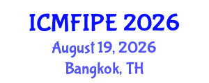 International Conference on Multiphase Flow in Industrial Plant Engineering (ICMFIPE) August 19, 2026 - Bangkok, Thailand