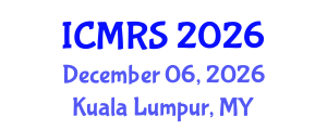 International Conference on Municipal Regeneration and Sustainability (ICMRS) December 06, 2026 - Kuala Lumpur, Malaysia