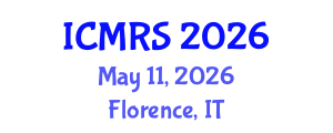 International Conference on Municipal Regeneration and Sustainability (ICMRS) May 11, 2026 - Florence, Italy International Conference on Municipal Regeneration and Sustainability (ICMRS) May 11, 2026 - Florence, Italy