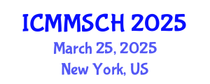 International Conference on Museology, Museum Studies and Cultural Heritage (ICMMSCH) March 25, 2025 - New York, United States