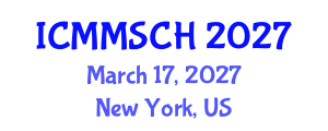 International Conference on Museology, Museum Studies and Cultural Heritage (ICMMSCH) March 17, 2027 - New York, United States International Conference on Museology, Museum Studies and Cultural Heritage (ICMMSCH) March 17, 2027 - New York, United States