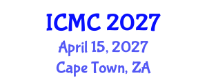 International Conference on Music and Consciousness (ICMC) April 15, 2027 - Cape Town, South Africa International Conference on Music and Consciousness (ICMC) April 15, 2027 - Cape Town, South Africa