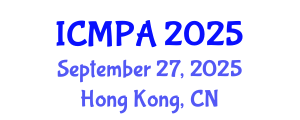 International Conference on Music and Performing Arts (ICMPA) September 27, 2025 - Hong Kong, China