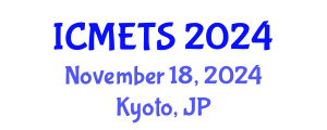 International Conference on Music Education and Teaching Strategies‎ (ICMETS) November 18, 2024 - Kyoto, Japan