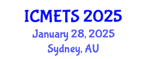 International Conference on Music Education and Teaching Strategies‎ (ICMETS) January 28, 2025 - Sydney, Australia