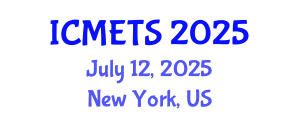 International Conference on Music Education and Teaching Strategies‎ (ICMETS) July 12, 2025 - New York, United States