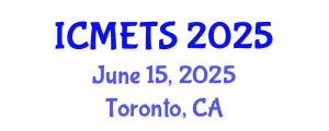 International Conference on Music Education and Teaching Strategies‎ (ICMETS) June 15, 2025 - Toronto, Canada