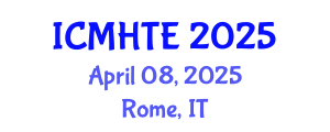 International Conference on Music History, Theory, and Ethnomusicology (ICMHTE) April 08, 2025 - Rome, Italy