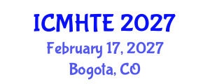 International Conference on Music History, Theory, and Ethnomusicology (ICMHTE) February 17, 2027 - Bogota, Colombia International Conference on Music History, Theory, and Ethnomusicology (ICMHTE) February 17, 2027 - Bogota, Colombia