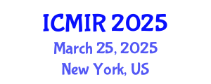 International Conference on Music Information Retrieval (ICMIR) March 25, 2025 - New York, United States