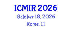 International Conference on Music Information Retrieval (ICMIR) October 18, 2026 - Rome, Italy