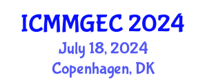 International Conference on Music, Musical Gestures and Embodied Cognition (ICMMGEC) July 18, 2024 - Copenhagen, Denmark