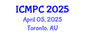 International Conference on Music Perception and Cognition (ICMPC) April 05, 2025 - Toronto, Australia