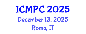 International Conference on Music Perception and Cognition (ICMPC) December 13, 2025 - Rome, Italy