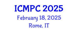 International Conference on Music Perception and Cognition (ICMPC) February 18, 2025 - Rome, Italy