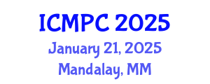 International Conference on Music Perception and Cognition (ICMPC) January 21, 2025 - Mandalay, Myanmar