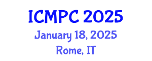 International Conference on Music Perception and Cognition (ICMPC) January 18, 2025 - Rome, Italy