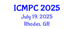 International Conference on Music Perception and Cognition (ICMPC) July 19, 2025 - Rhodes, Greece