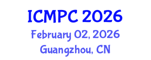International Conference on Music Perception and Cognition (ICMPC) February 02, 2026 - Guangzhou, China International Conference on Music Perception and Cognition (ICMPC) February 02, 2026 - Guangzhou, China