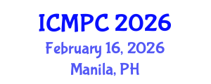 International Conference on Music Perception and Cognition (ICMPC) February 16, 2026 - Manila, Philippines