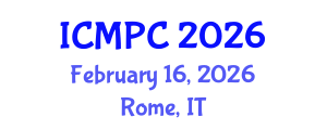 International Conference on Music Perception and Cognition (ICMPC) February 16, 2026 - Rome, Italy International Conference on Music Perception and Cognition (ICMPC) February 16, 2026 - Rome, Italy