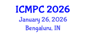 International Conference on Music Perception and Cognition (ICMPC) January 26, 2026 - Bengaluru, India International Conference on Music Perception and Cognition (ICMPC) January 26, 2026 - Bengaluru, India