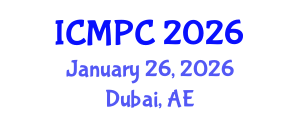 International Conference on Music Perception and Cognition (ICMPC) January 26, 2026 - Dubai, United Arab Emirates International Conference on Music Perception and Cognition (ICMPC) January 26, 2026 - Dubai, United Arab Emirates