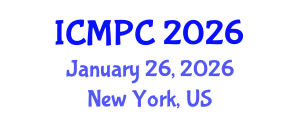 International Conference on Music Perception and Cognition (ICMPC) January 26, 2026 - New York, United States International Conference on Music Perception and Cognition (ICMPC) January 26, 2026 - New York, United States