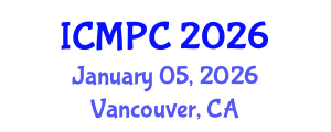 International Conference on Music Perception and Cognition (ICMPC) January 05, 2026 - Vancouver, Canada International Conference on Music Perception and Cognition (ICMPC) January 05, 2026 - Vancouver, Canada