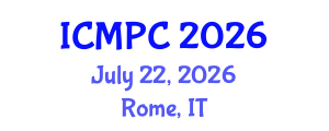 International Conference on Music Perception and Cognition (ICMPC) July 22, 2026 - Rome, Italy International Conference on Music Perception and Cognition (ICMPC) July 22, 2026 - Rome, Italy