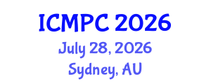 International Conference on Music Perception and Cognition (ICMPC) July 28, 2026 - Sydney, Australia International Conference on Music Perception and Cognition (ICMPC) July 28, 2026 - Sydney, Australia