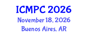 International Conference on Music Perception and Cognition (ICMPC) November 18, 2026 - Buenos Aires, Argentina International Conference on Music Perception and Cognition (ICMPC) November 18, 2026 - Buenos Aires, Argentina